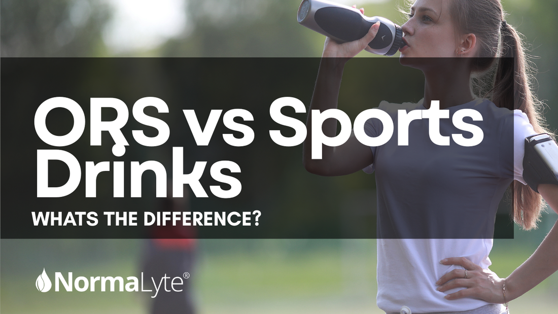 Oral Rehydration Solutions vs Sports Drinks: What’s the Difference?