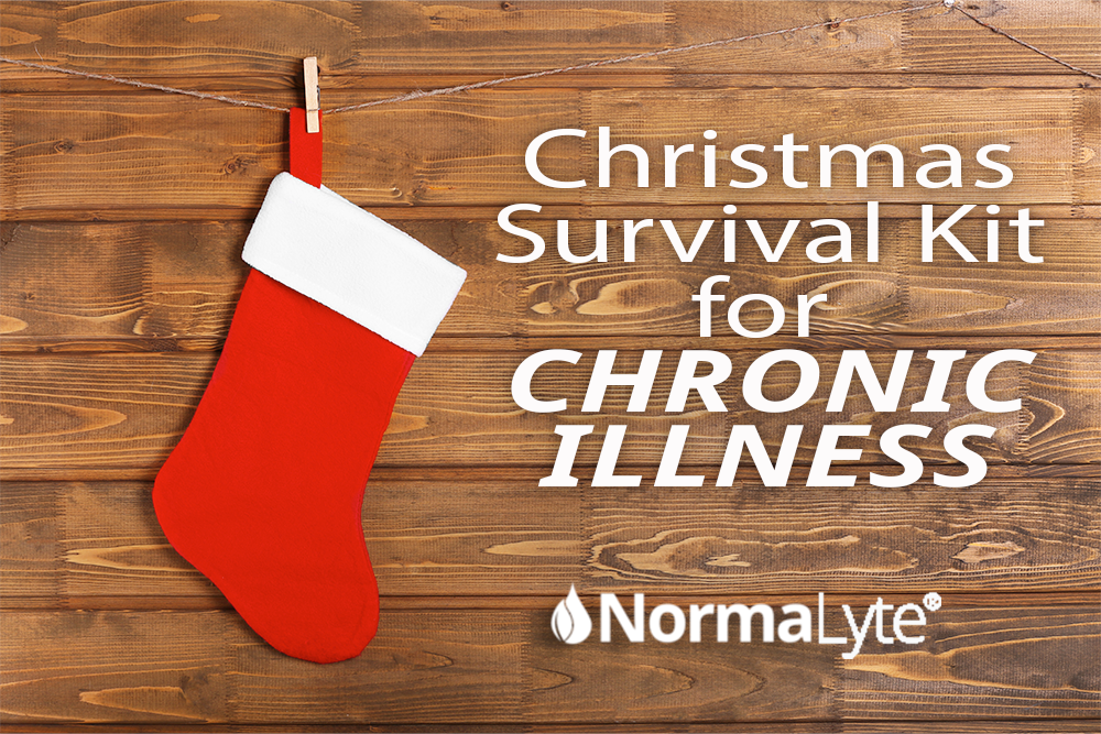 Christmas survival kit for chronic illness | NormaLyte ORS Electrolyte for POTS