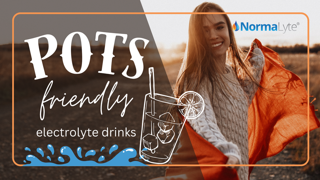 POTS-Friendly Electrolyte Drinks | NormaLyte ORS Electrolyte and Salt Capsule for POTS Hydration and Symptom Management