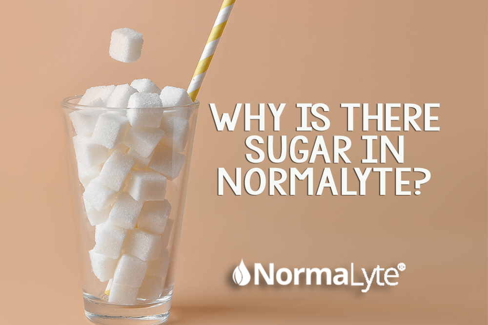 Why is there sugar in NormaLyte | Normalyte ORS oral rehydration Salt Electrolyte Powder