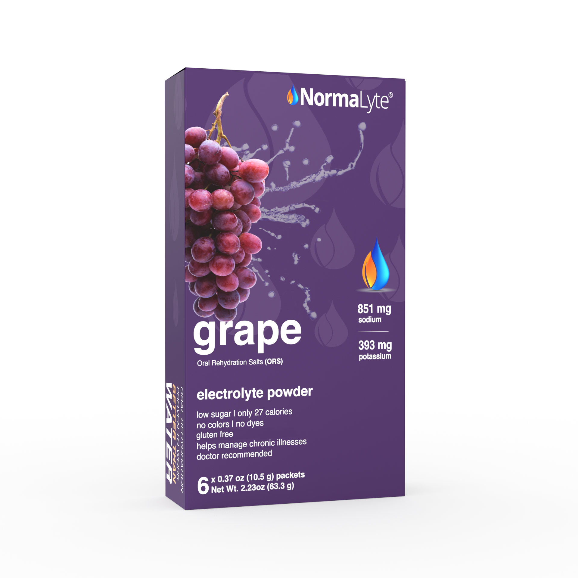 NormaLyte Grape - 6 Stick Box - FSA/HSA Eligible Item