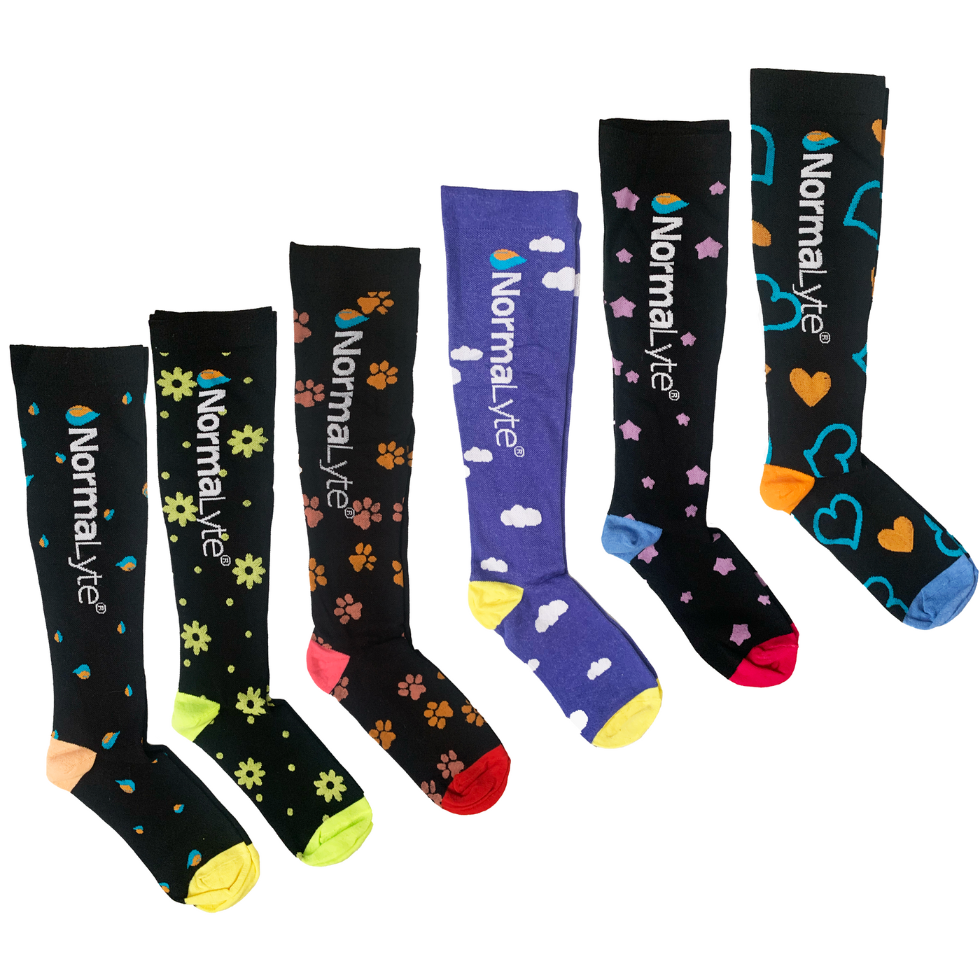 3-Pack of Fun Graduated Compression Socks (Random Selection): 20