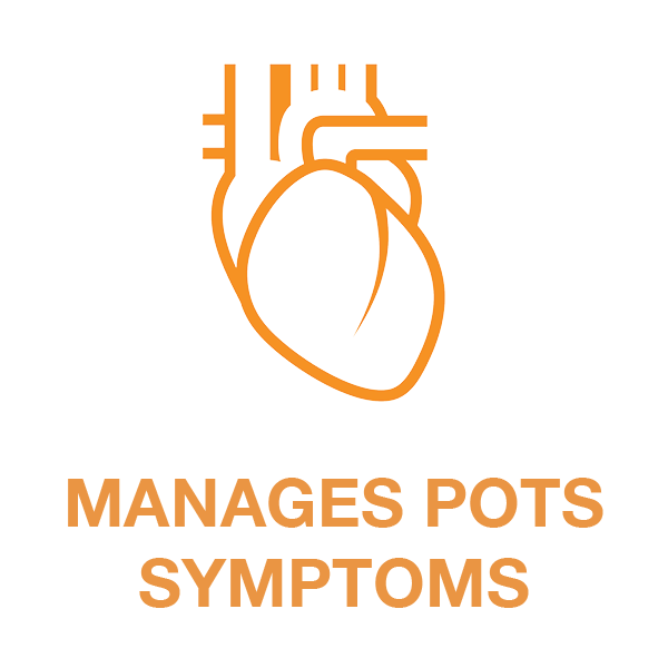 NormaLyte manages symptoms associated with POTS and other forms of dysautonomia.