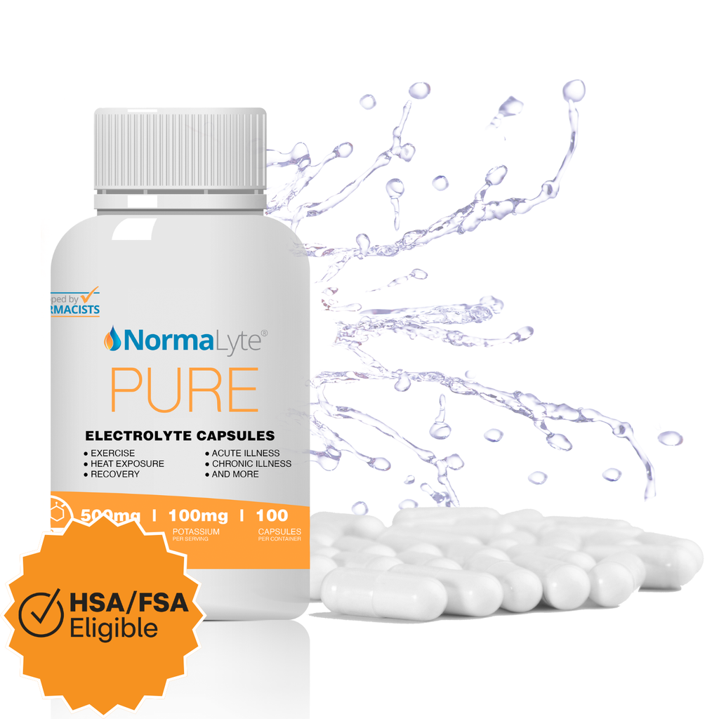 NormaLyte PURE Electrolyte Capsules - 100 Count Bottle