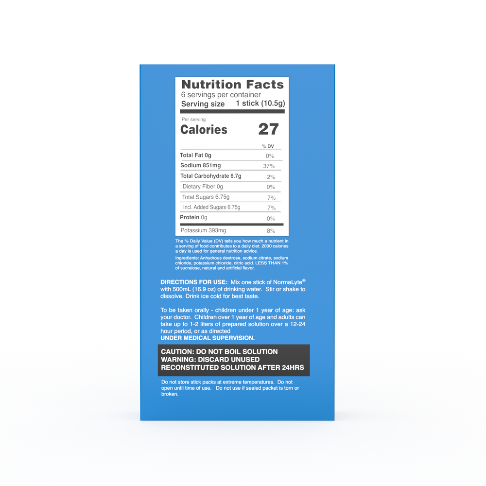 NormaLyte PURE - 6 Stick Box - FSA/HSA Eligible Item