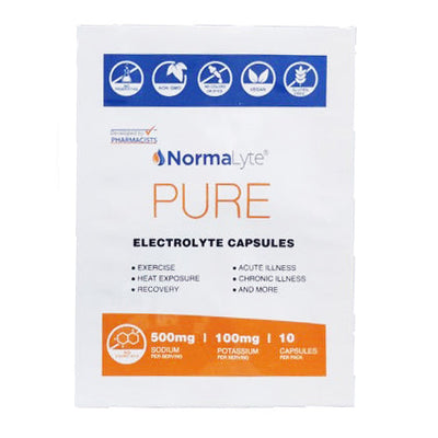 Free Sample Pack of NormaLyte PURE Electrolyte Salt Capsules - 10ct