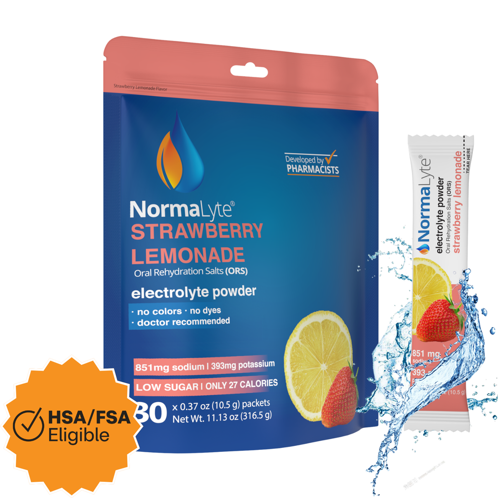 NormaLyte Strawberry Lemonade Hydration Bag - 30 Sticks