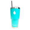 NormaLyte 30oz Tumbler - Stainless Steel and Vacuum Insulated w/ Two Metal Straws Included