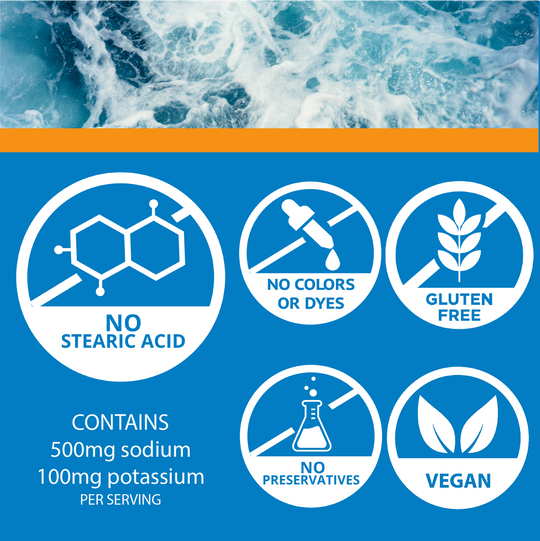 NormaLyte PURE Electrolyte Salt Capsules - 3 Bottles - 300 Total Capsules