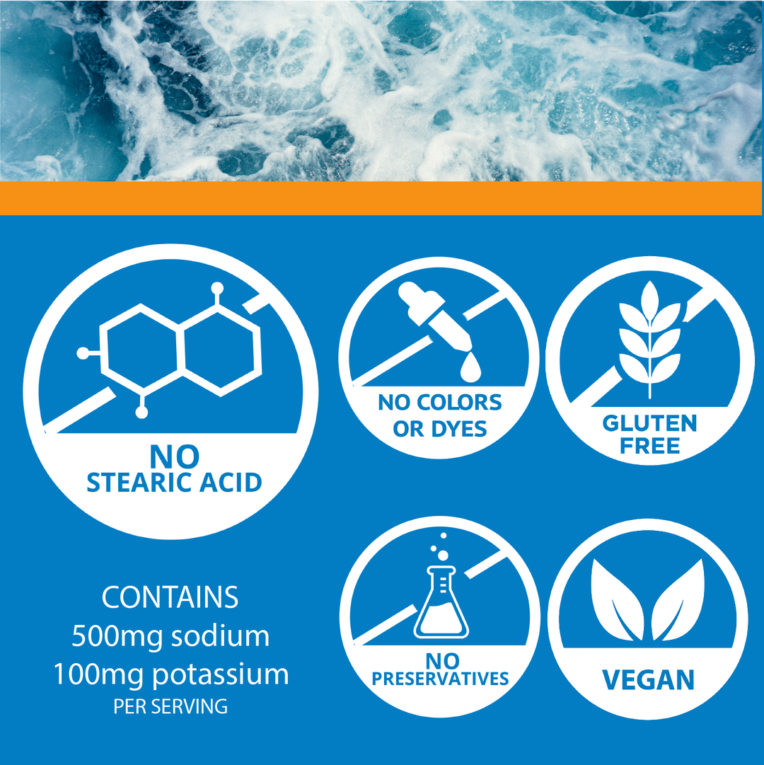 NormaLyte PURE Electrolyte Salt Capsules - 100 Count Bottle