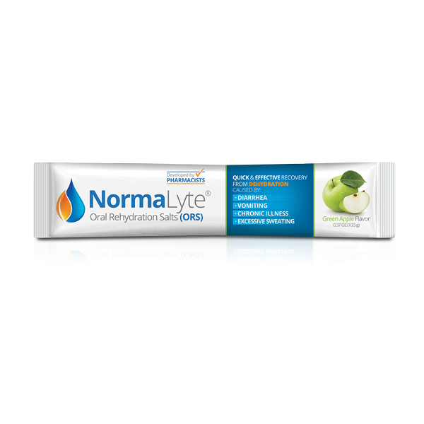 NormaLyte Oral Rehydration Salts, Apple, FSA HSA Approved- Pouch of 30  Stick (Yields 500mL per Pack) : : Health & Personal Care